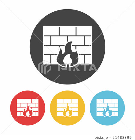 Firewall Iconのイラスト素材 2149