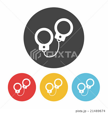 Handcuffs icon Handcuffs icon 21489674