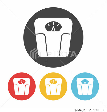 Weighing machine icon 21490387