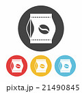 coffee bean bag icon 21490845