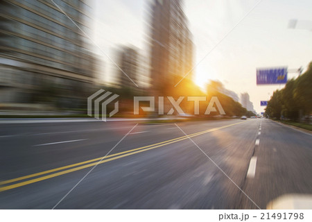 Sunset Urban Highway 21491798