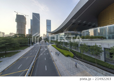 Tall road, in Shenzhen, China Tall road, in Shenzhen, China 21492263