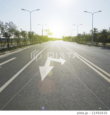 Urban road construction 21492616
