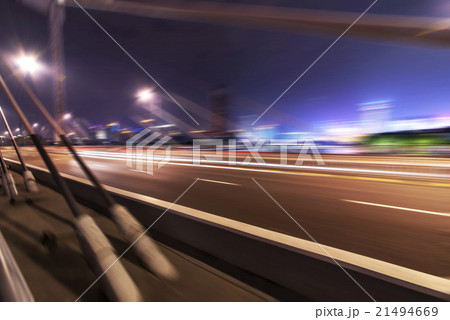 Night highway viaduct 21494669