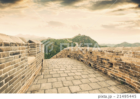 The majestic Great Wall, Beijing, China 21495445