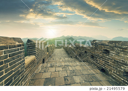 The majestic Great Wall, Beijing, China. The majestic Great Wall, Beijing, China. 21495579