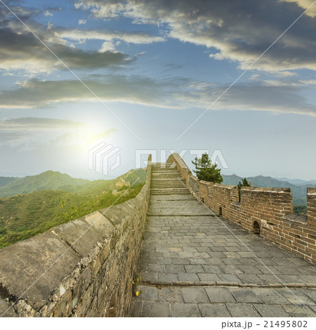 The majestic Great Wall, Beijing, China The majestic Great Wall, Beijing, China 21495802