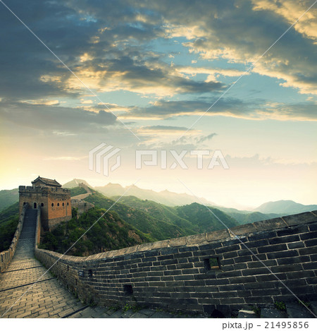The majestic Great Wall, Beijing, China 21495856