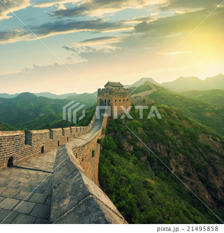 The majestic Great Wall, Beijing, China 21495858