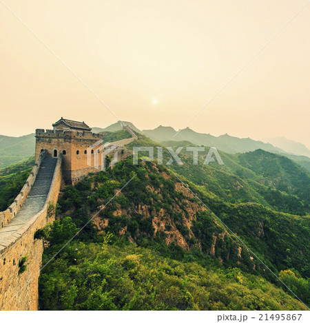 The majestic Great Wall, Beijing, China The majestic Great Wall, Beijing, China 21495867
