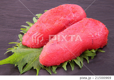 明太子 辛子明太子 めんたい 黒背景 明太子 辛子明太子 めんたい 黒背景 21500969