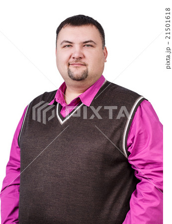 Businessman with overweight smiling Businessman with overweight smiling 21501618