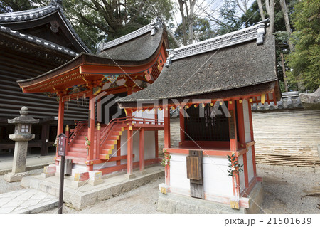 岩清水八幡宮の一童社と住吉社 21501639