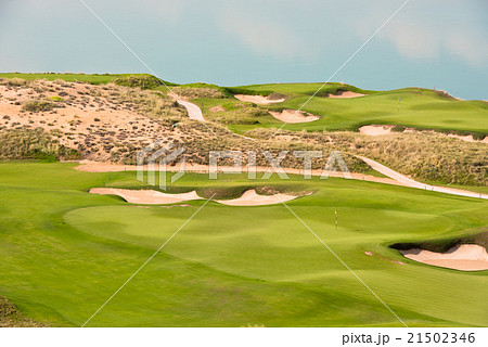 golf resort with the scenery of the sea 21502346