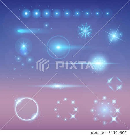 Creative concept Vector set of glow light effect Creative concept Vector set of glow light effect 21504962