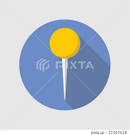 Push Pin Vector Flat Icon 21507018