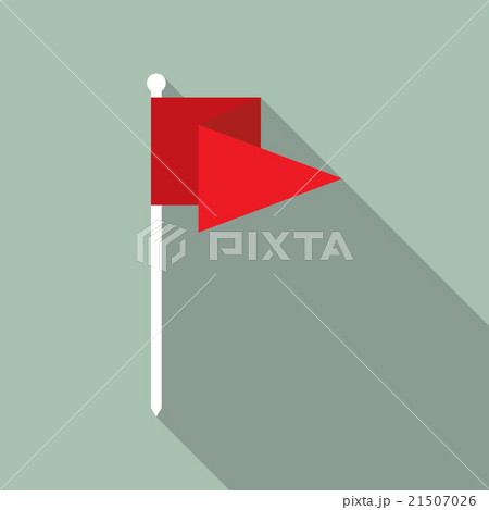 Flag Pin Vector Flat Icon Flag Pin Vector Flat Icon 21507026