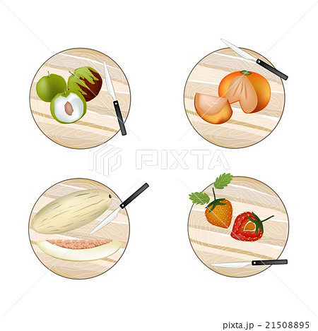 Jujube, Persimmon, Melon and Strawberry Jujube, Persimmon, Melon and Strawberry 21508895