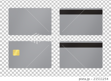 grey card isolated white background - Stock Illustration [21511254] - PIXTA