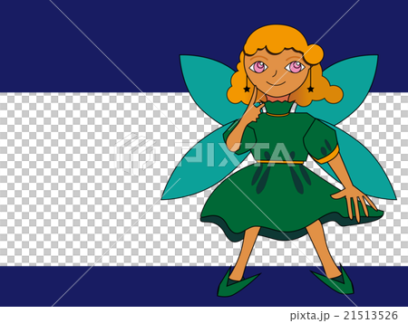 Green dress fairy 21513526