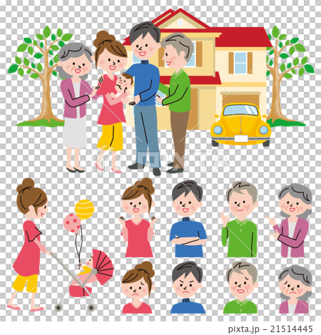 家族 二世帯 家族 二世帯 21514445