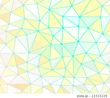 カラフルな三角形パターン アブストラクトイメージイラストのイラスト素材