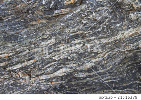 岩石標本 作り方 岩石標本 結晶片岩 3億年前 の写真素材 21516379 -