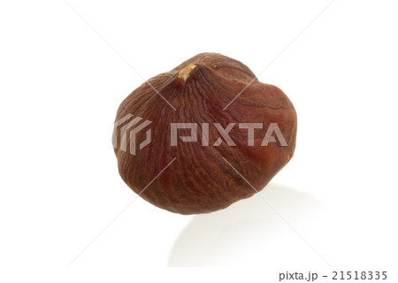 Single hazelnut isolated Single hazelnut isolated 21518335