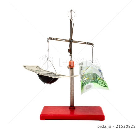 euros, dollars in the balance 21520825