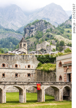 fortress in Vinadio, Piedmont, Italy fortress in Vinadio, Piedmont, Italy 21522937