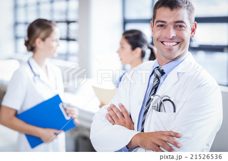 Doctor smiling at the camera 21526536