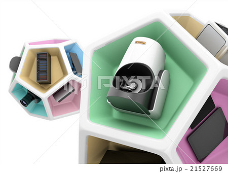 歯科ユニット、CT、CADCAM,3Dプリンタなどの連携。デジタルデンティストリーコンセプト 21527669