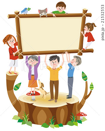 家族 木枠 家族 木枠 21532553