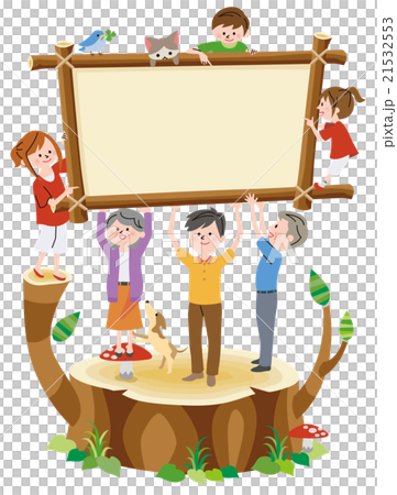 家族 木枠 家族 木枠 21532553