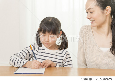 勉強する女の子 勉強する女の子 21536929
