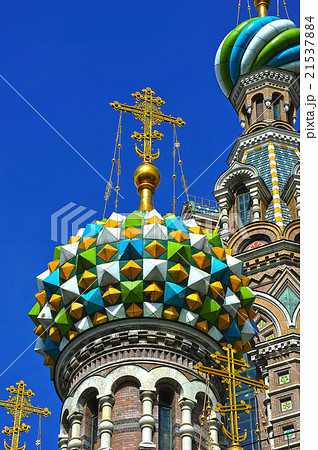 domes of Orthodox Church of the Savior on blood domes of Orthodox Church of the Savior on blood 21537884