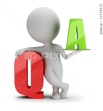 3D Small People - Question Answer 3D Small People - Question Answer 21539375