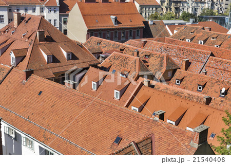 Graz aerial cityscape, Austria 21540408