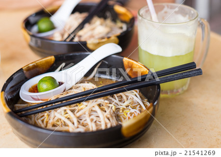 Laksa, traditional food in Kuching, Borneo 21541269