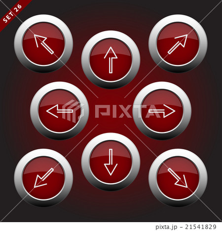 icons with arrows, eight directions 21541829