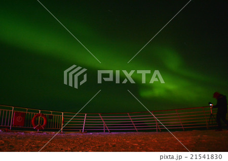 船上でのオーロラ観賞 北欧ノルウェー 21541830