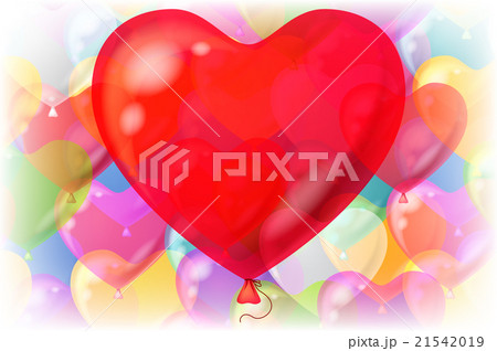Valentine Background with Balloons 21542019