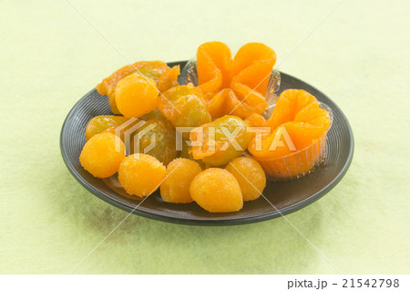 egg yoke fudge balls cooked in syrup 21542798