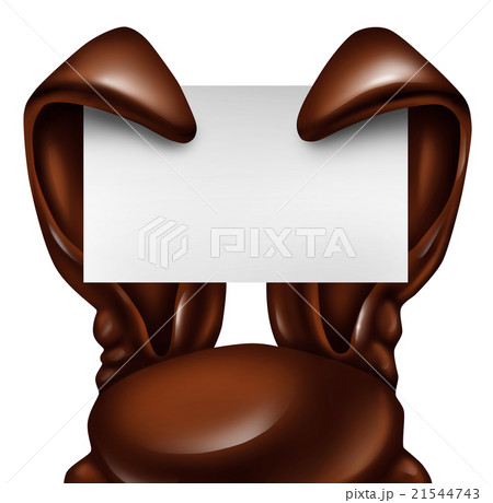 Easter Chocolate Rabbit Sign Easter Chocolate Rabbit Sign 21544743