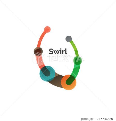 Vector swirl circle logo Vector swirl circle logo 21546770