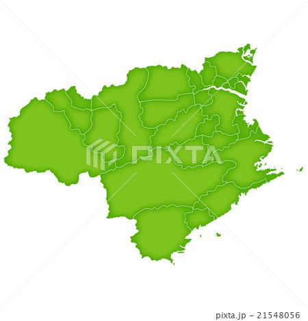 徳島　地図　緑　アイコン  21548056