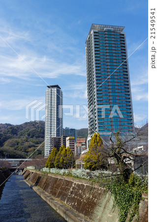 神戸 生田川と神戸芸術センター 21549541