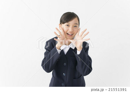 応援する中学生 21551391