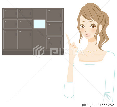 宅配ボックス　女性 21554252