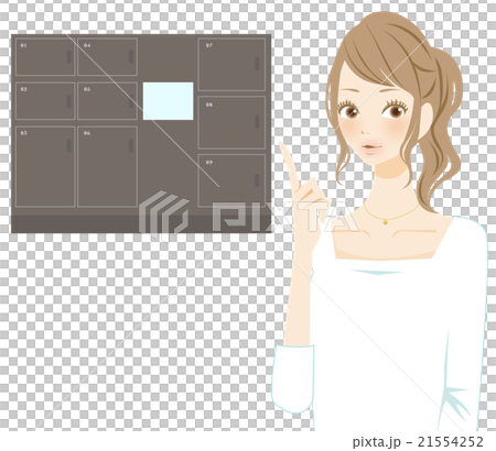 宅配ボックス　女性 21554252